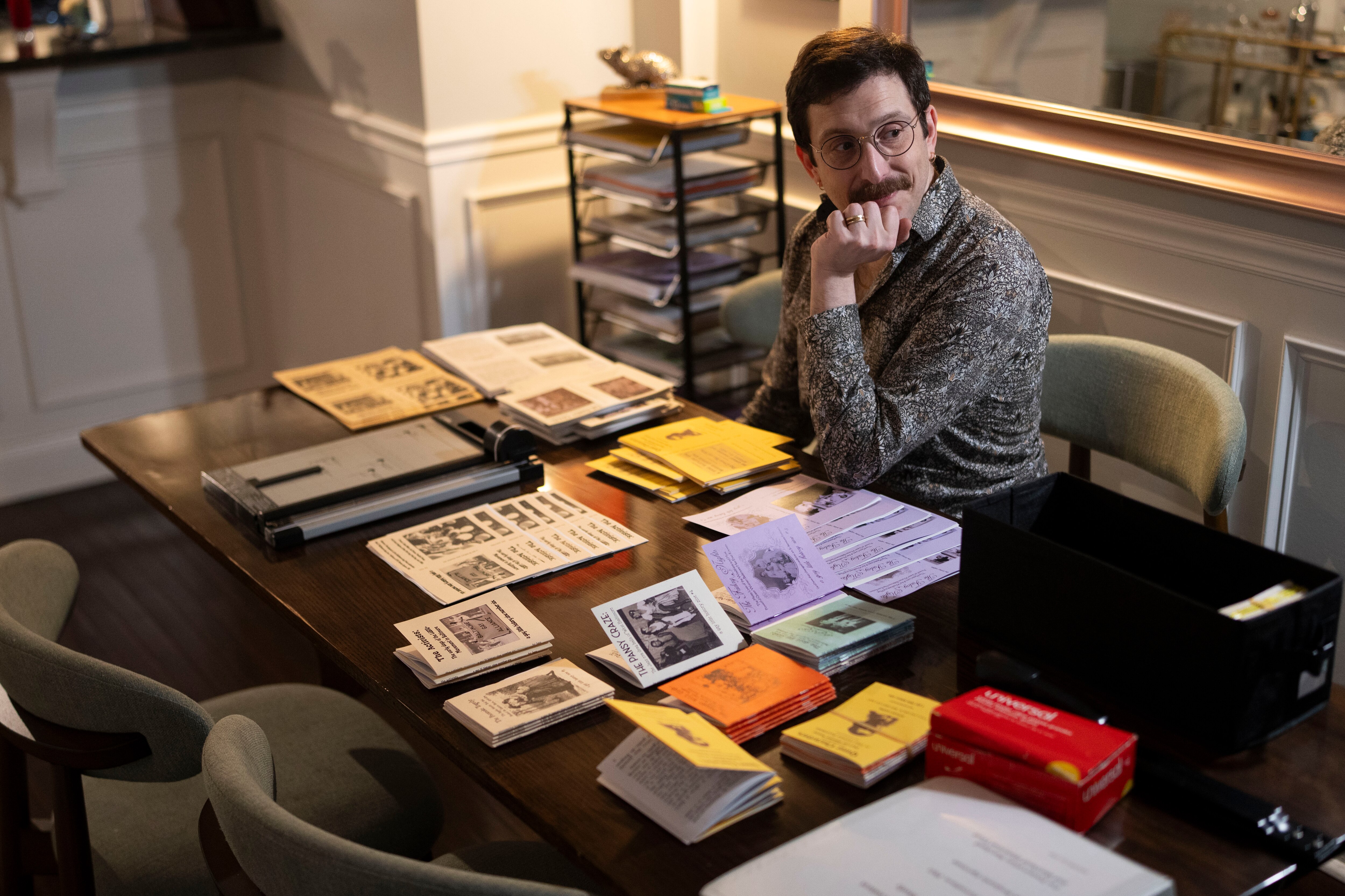 A librarian at the Enoch Pratt Free Library, Ben Egerman plumbed obscure newspaper archives and historical records for long-forgotten stories, which he turned into zines documenting local LGBTQIA+ history.