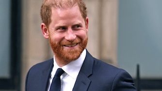 Prince Harry, Duke of Sussex departs during a court case against Associated Newspapers Ltd at The Royal Courts of Justice on January 20, 2026 in London, England.