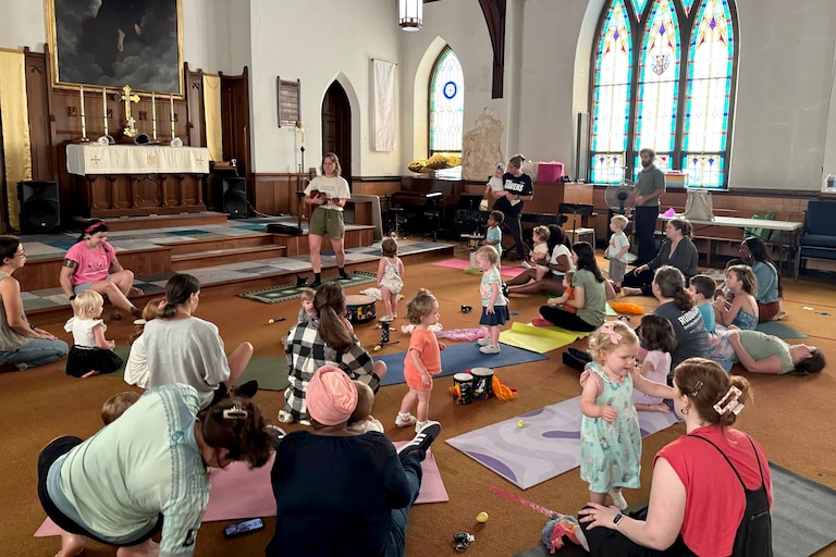 Music with Anne has a class for kiddos at the St. Luke's Church on the Avenue.