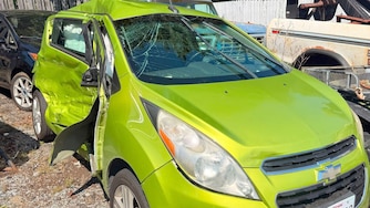 Oscar Araujo-Mejia's car show significant damage to its passenger side after an incident with ICE on the intersection of Route 8 and Skipjack Parkway in Stevensville on August 21, 2026.