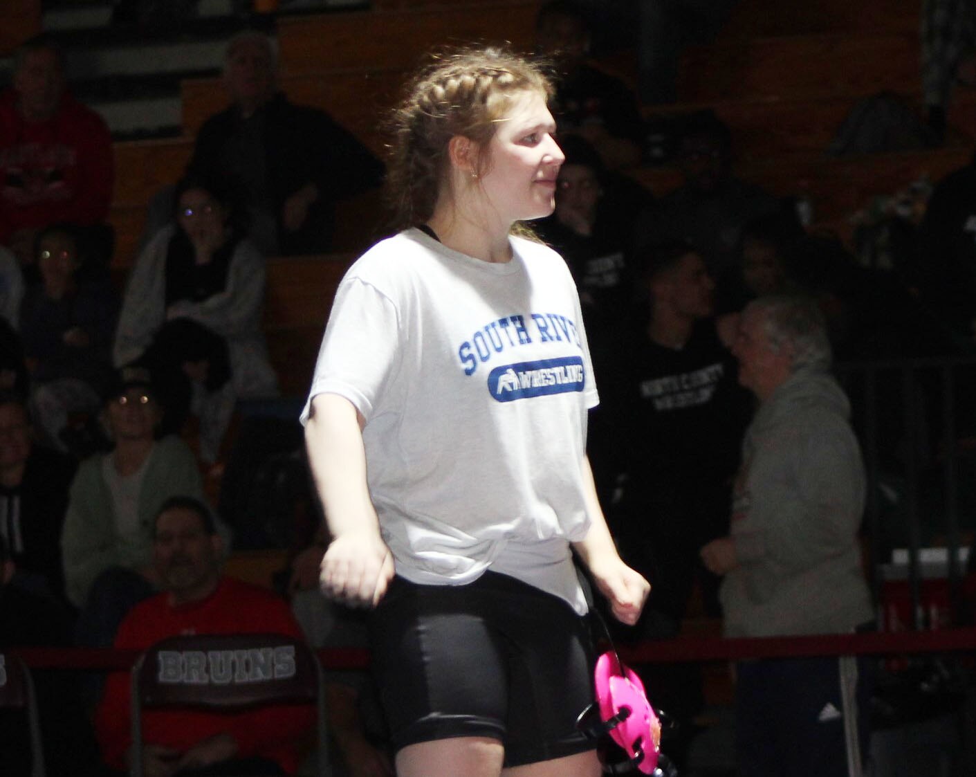 “This feels great and it means a lot to be a part of history," said South River's 113-pound senior Alex Szkotnicki, who became only the second female to win an Anne Arundel County title with Saturday's 1-0 victory over over Broadneck sophomore Cam Williams.