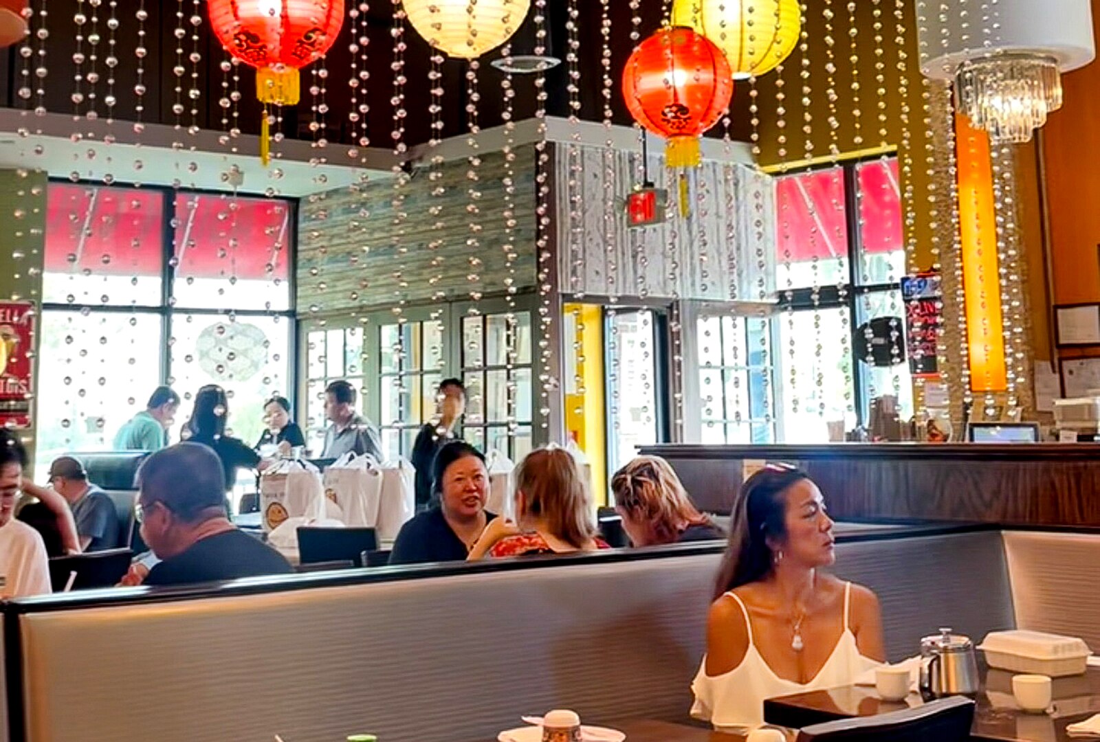 Inside of Asian Court Dim Sum.