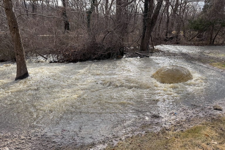 A section of the 54-mile Potomac Interceptor, which runs along the Clara Barton Parkway near Interstate 49, collapsed earlier this week.
The Interceptor handles up to 60 million gallons of wastewater a day, moving it from parts of Virginia and Maryland to the Blue Plains Advanced Wastewater Treatment Plant in Washington, D.C.