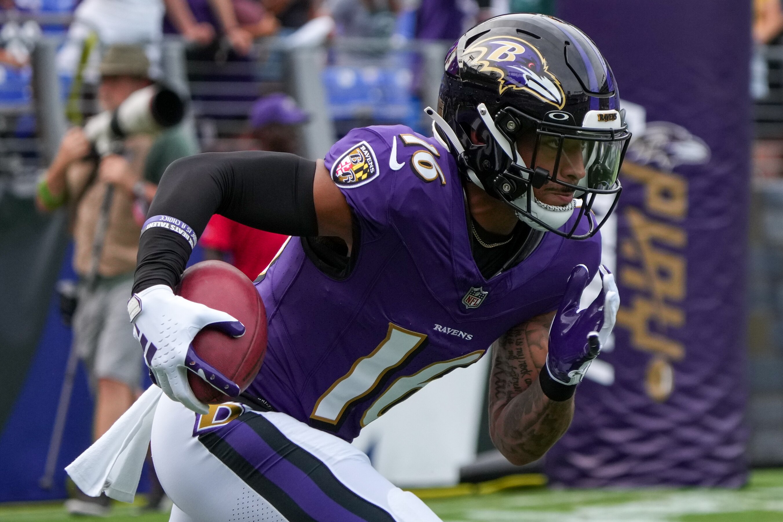 Wide receiver Tylan Wallace has been out since Week 3 with a hamstring injury.