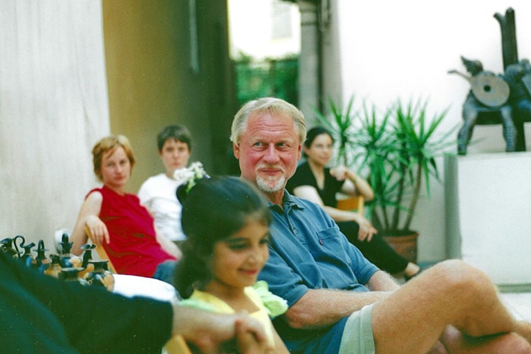 Robert Lewand in Greece in 2000.