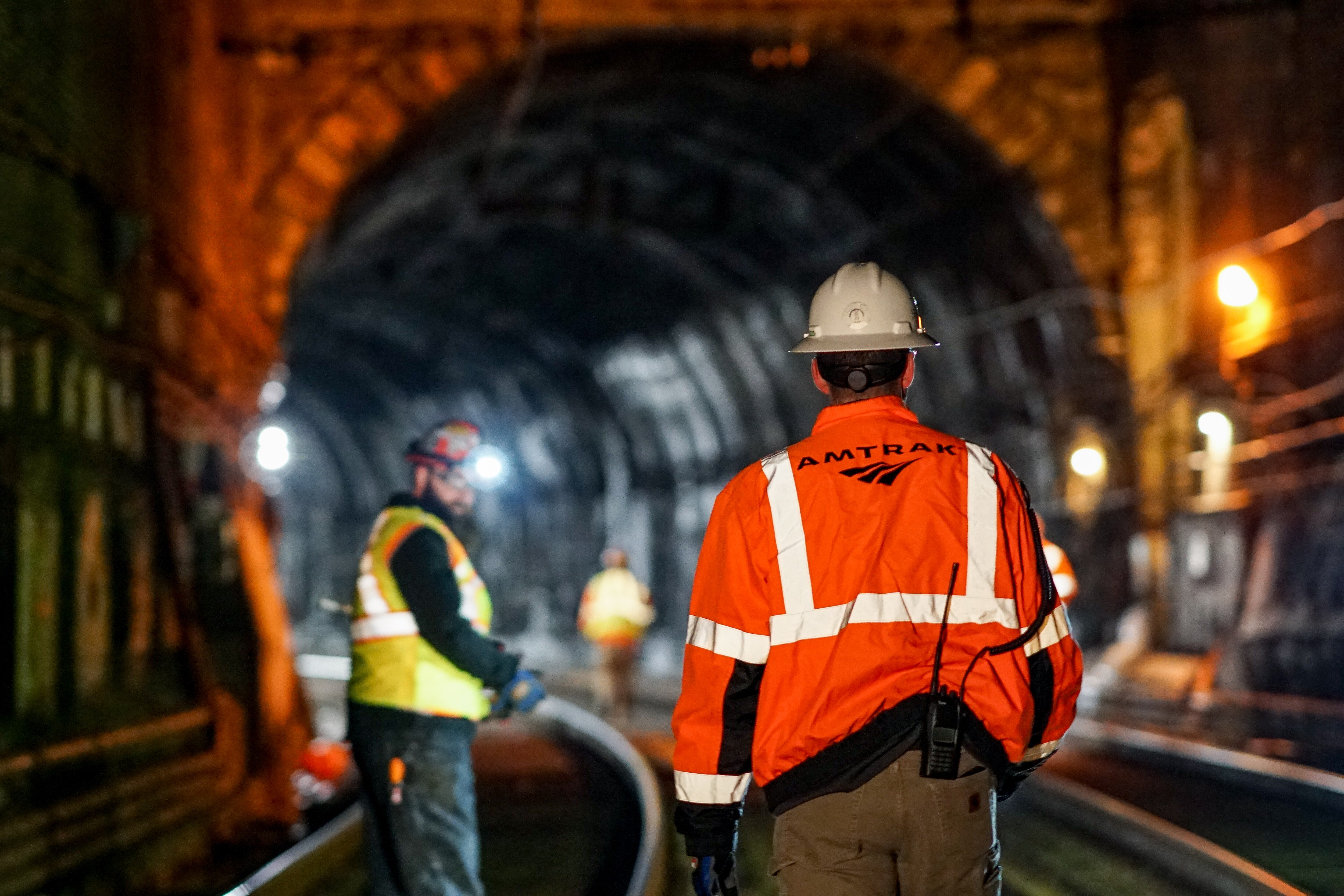 A tour of the B&P Tunnel on January 28, 2025.