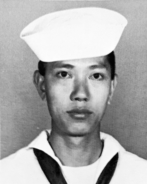 Paul Torres after joining the navy in 1965.