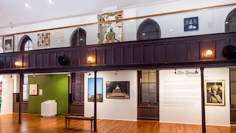 “She Speaks: Black Women Artists and the Power of Historical Memory”, an art exhibit that examines American history through a Black feminist lens, on view at Banneker-Douglass-Tubman Museum in Annapolis.