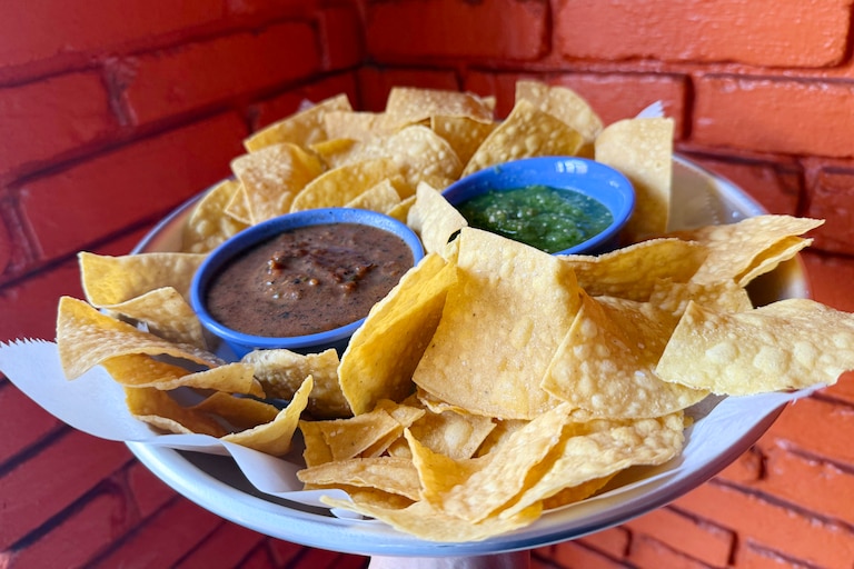 Blue Agave in Federal Hill received heat from customers online when they announced the end of free chips and salsa, on September 29, 2026 in Baltimore, Maryland. The new portion is twice the size it was before, and comes with a $7 price tag.