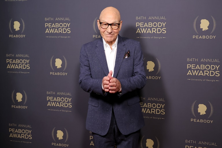 BEVERLY HILLS, CALIFORNIA - JUNE 09: Patrick Stewart attends the 84th Annual Peabody Awards at Beverly Wilshire, A Four Seasons Hotel on June 09, 2024 in Beverly Hills, California. (Photo by Kevin Winter/Getty Images)