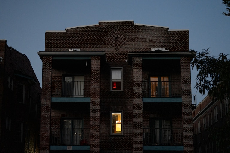 An apartment complex in West Baltimore that PHA Healthcare uses to house some clients in recovery in Baltimore on October 18, 2024.
