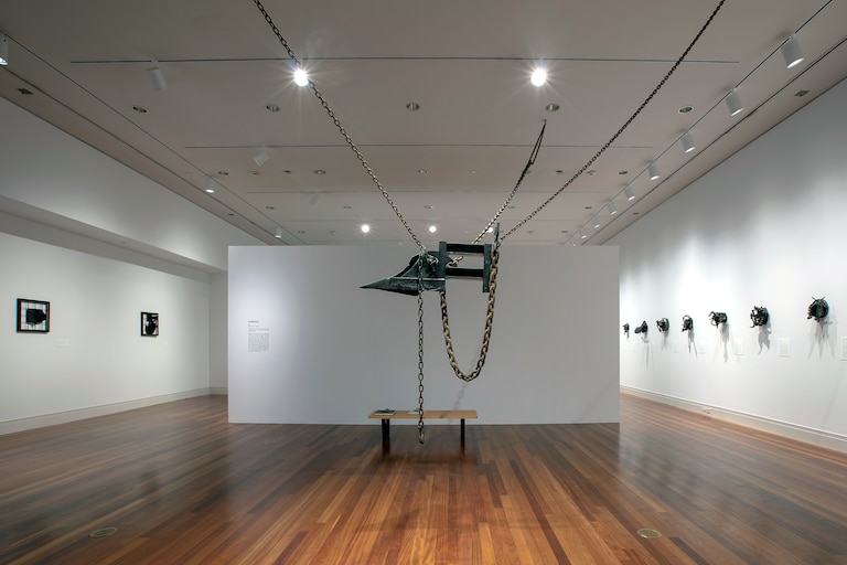 Melvin Edwards 2020 exhibition "Melvin Edwards: Crossroads" at Ogden Museum of Southern Art, New Orleans, LA.