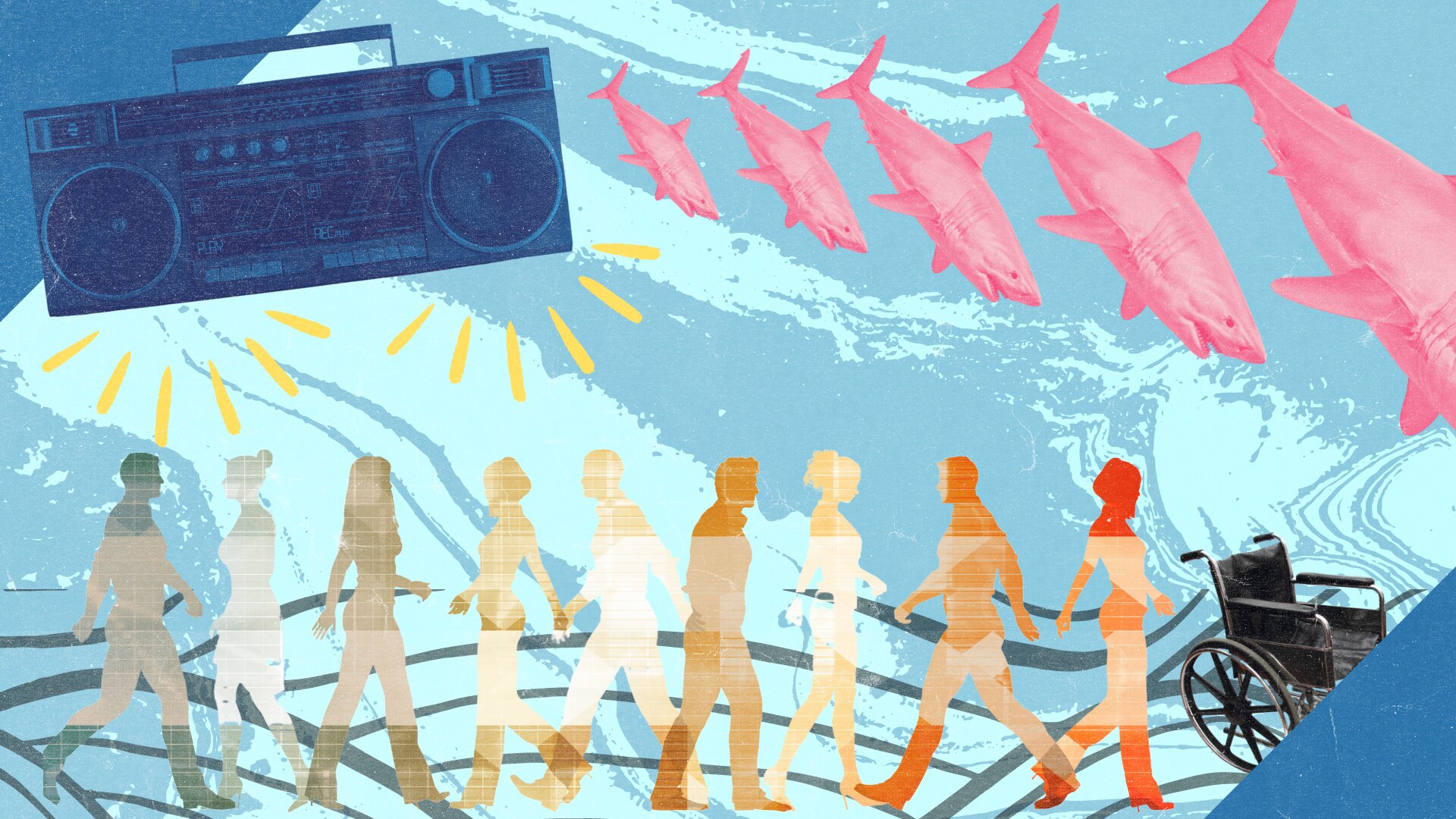 Photo collage for Baby Shark