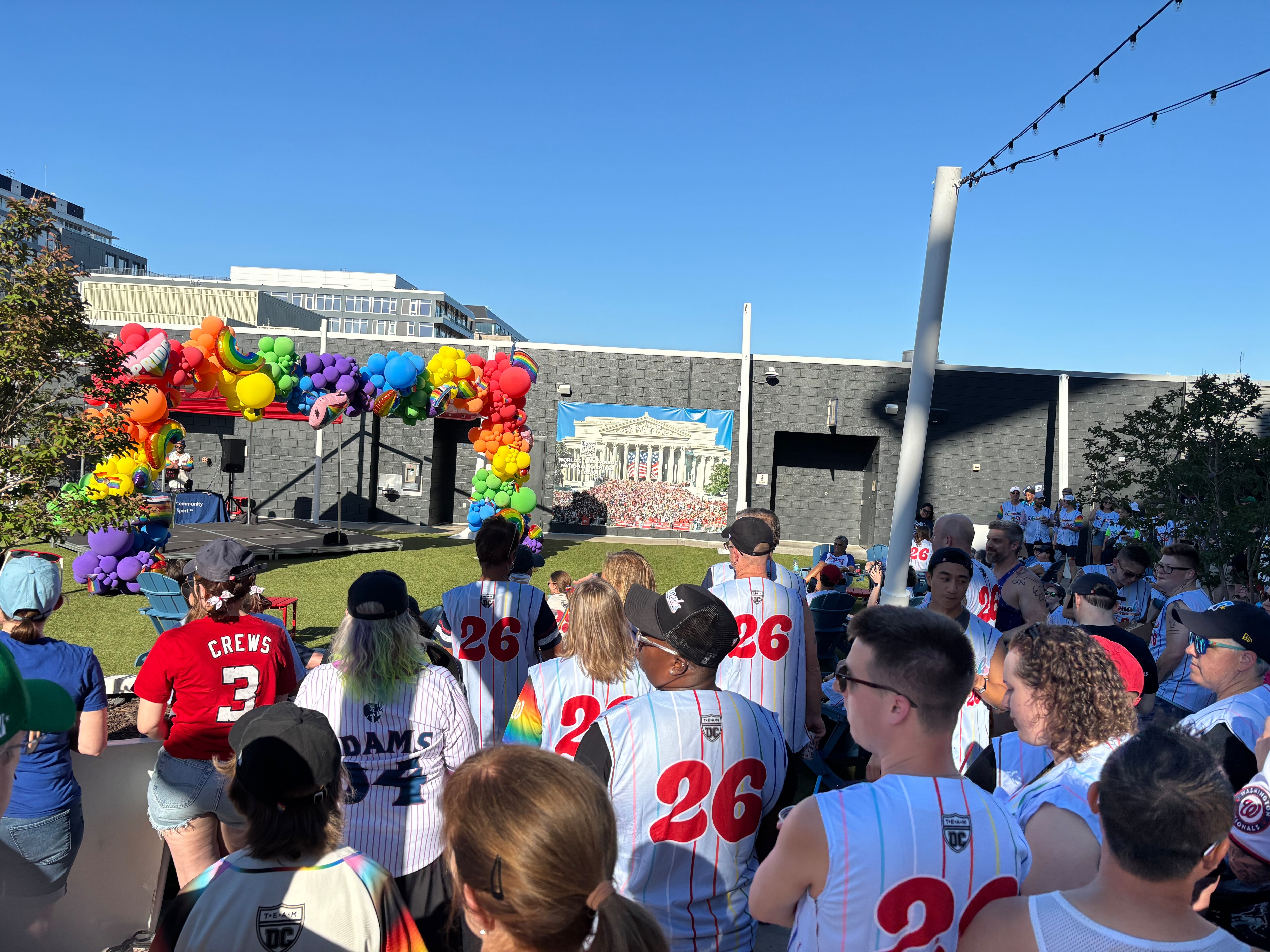 The Nationals held a pregame drag show ahead of Wednesday's game against the Phillies.