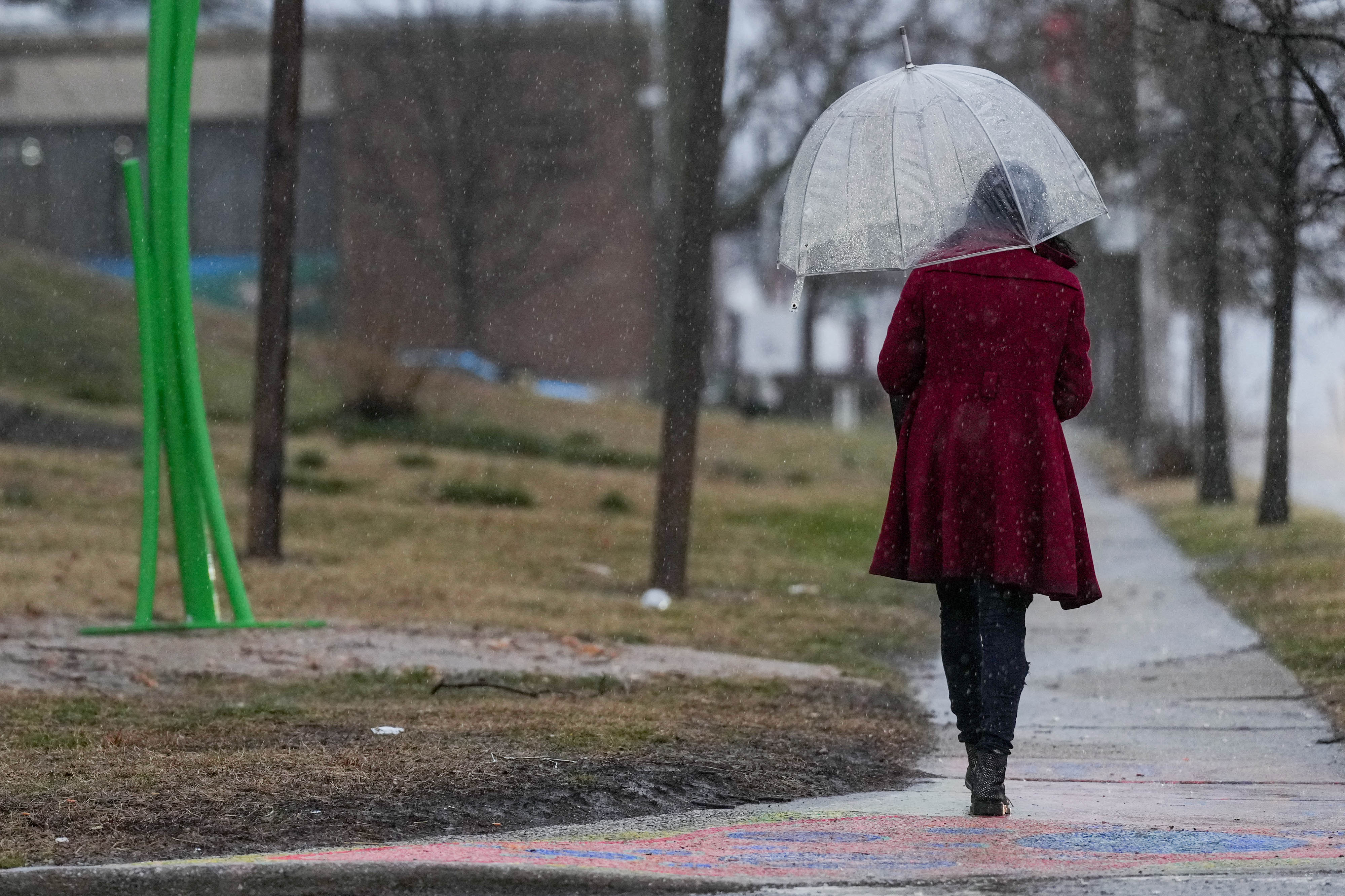 Severe storms are possible Friday, with a chance of damaging winds, hail, heavy downpours or an isolated tornado. 