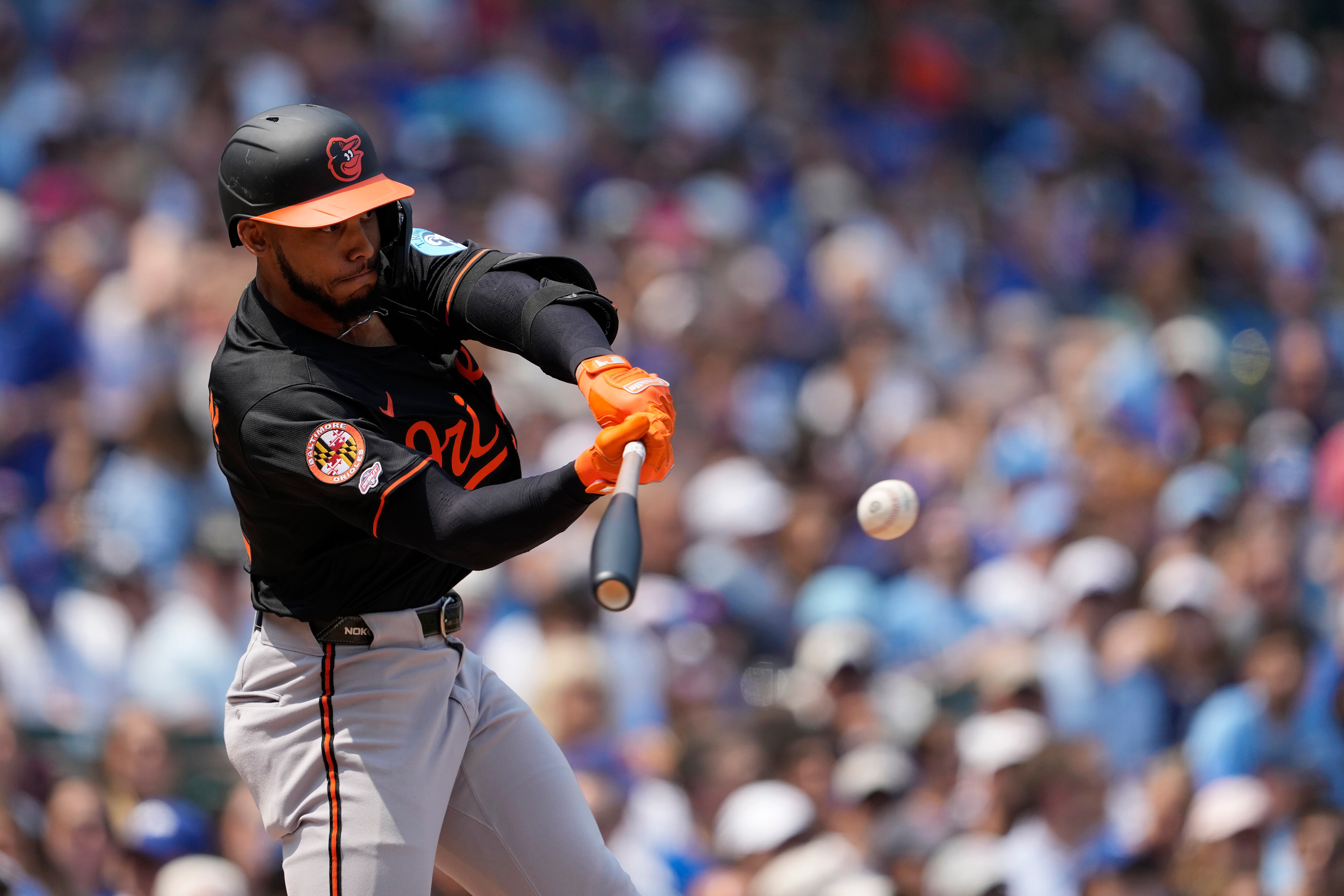 Jeremiah Jackson, who signed a minor league free-agent contract with the Orioles in November, made his major league debut Friday in Chicago. He collected his first hit in the game.