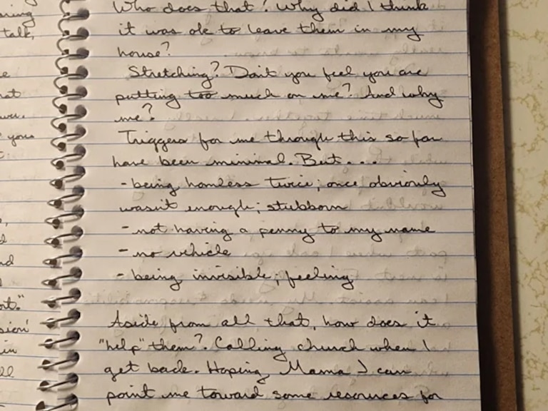 Adrienne Behrman said she left the couple while she went away on a Christian retreat but became concerned about them being alone in her home and wrote about it in journal entries she shared with WJZ Investigates.