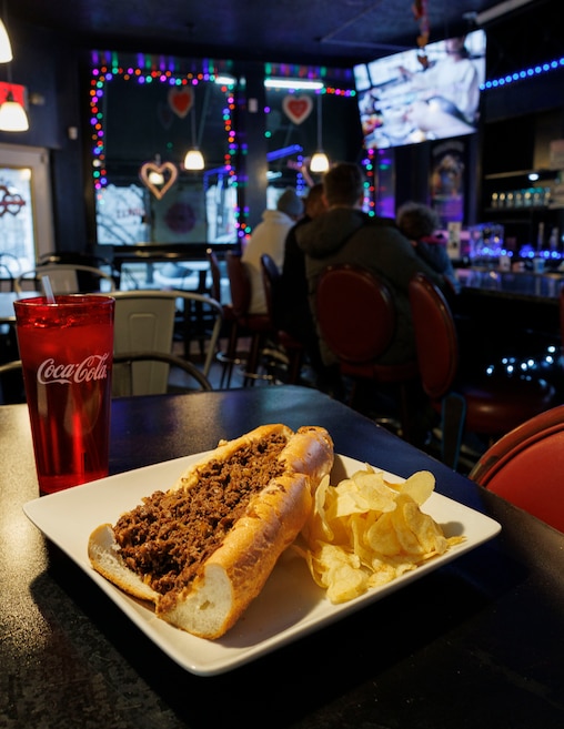 The cheesesteak at Dimples Bar & Grill in Locust Point.