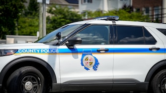 Baltimore County Fire and Hazmat crews at Freedom Church Middle River after a suspicious package was reported on Saturday, July 12, 2025.