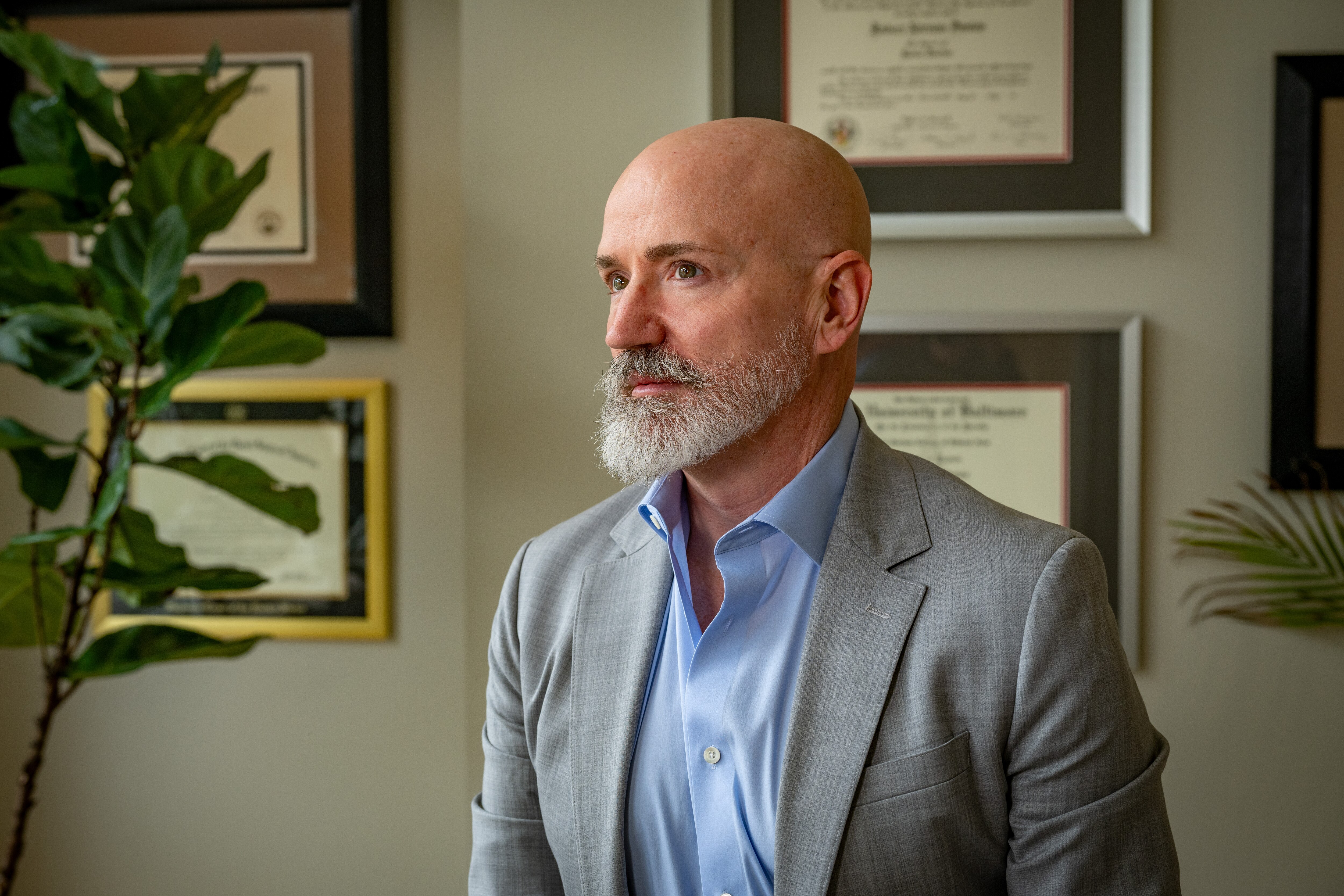 Rob Daniels, a Pikesville attorney, is running as an unaffiliated candidate, hoping to offer an alternative to voters feeling increasingly disenchanted with the two-party system.