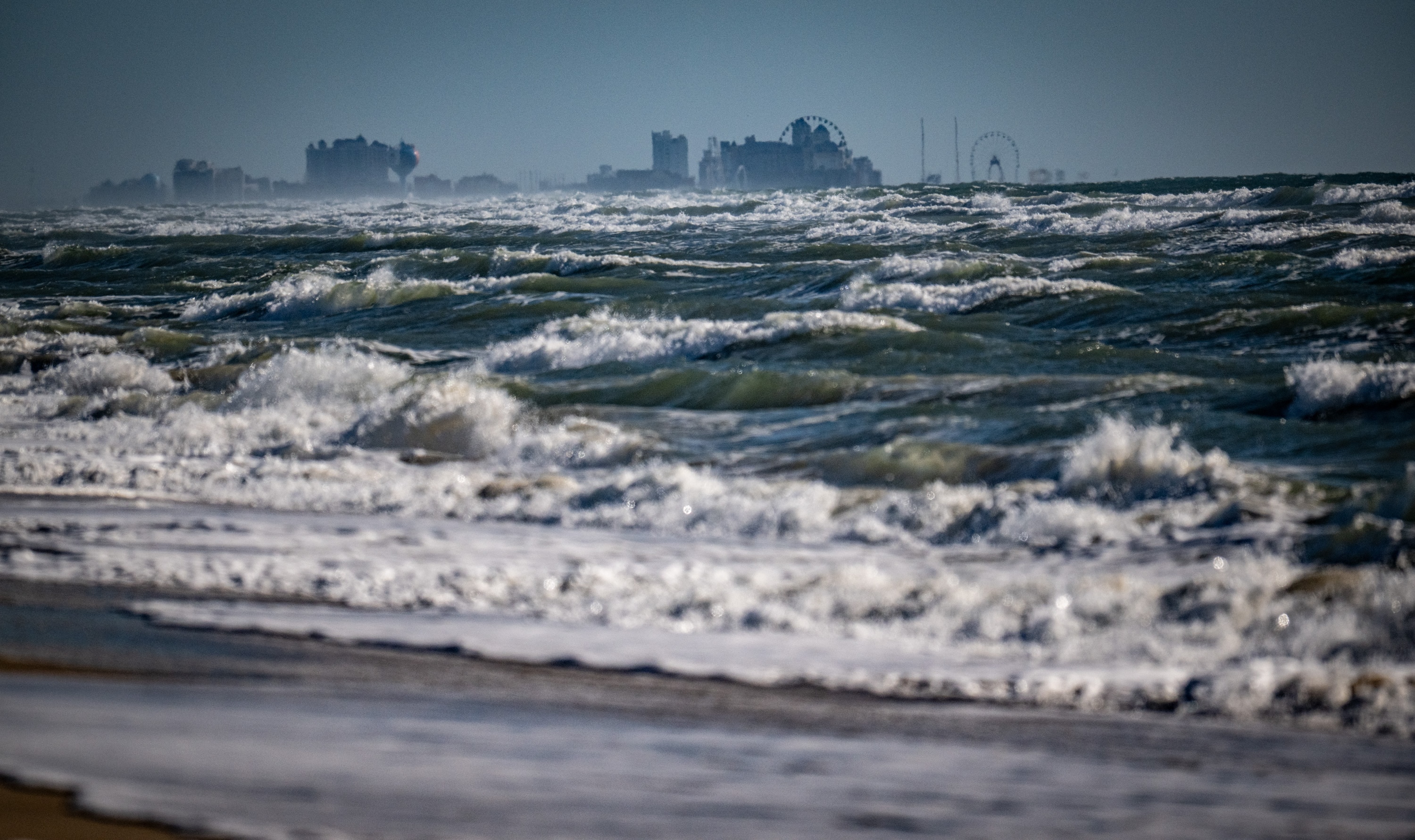 Parts of Maryland remain under a high surf advisory and a coastal flood warning in low-lying areas. 