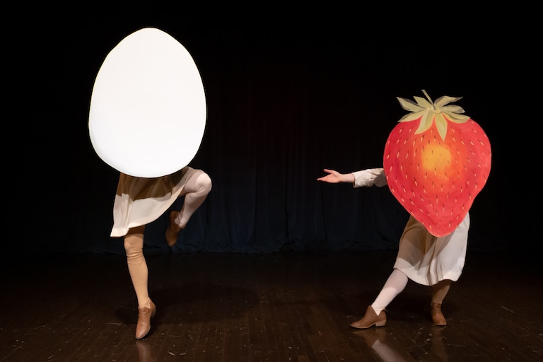 The show is thoughtful, but also wonderfully stupid. See: the giant dancing egg and strawberry.