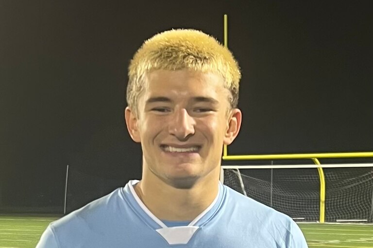 Glenelg goalie Joey Samstock came up big in the second half of Friday's Class 2A state quarterfinal against Sparrows Point.
