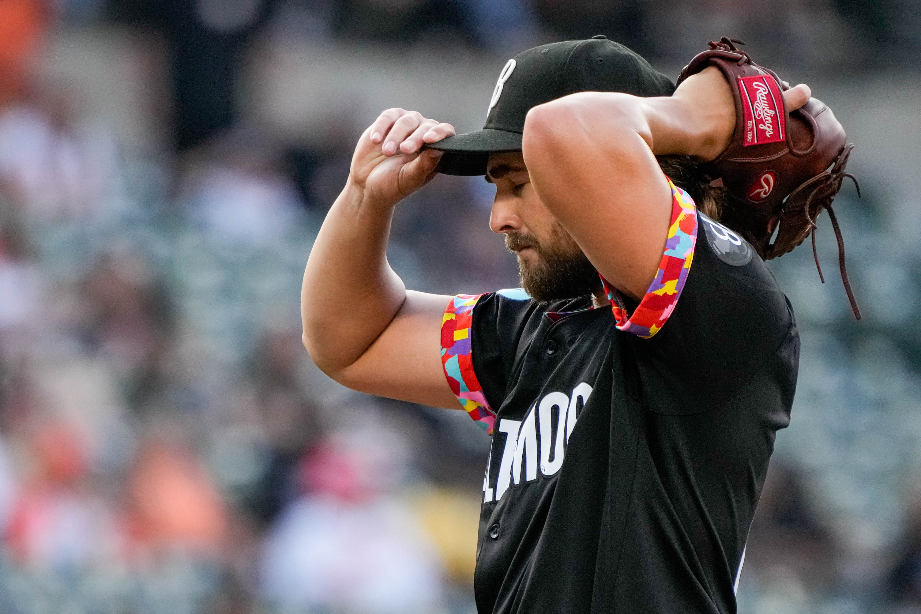 Orioles pitcher Dean Kremer struck out seven in seven shutout innings Friday night.
