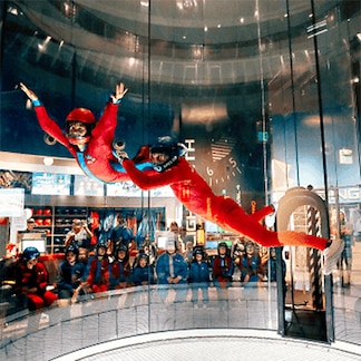 Indoor skydiving