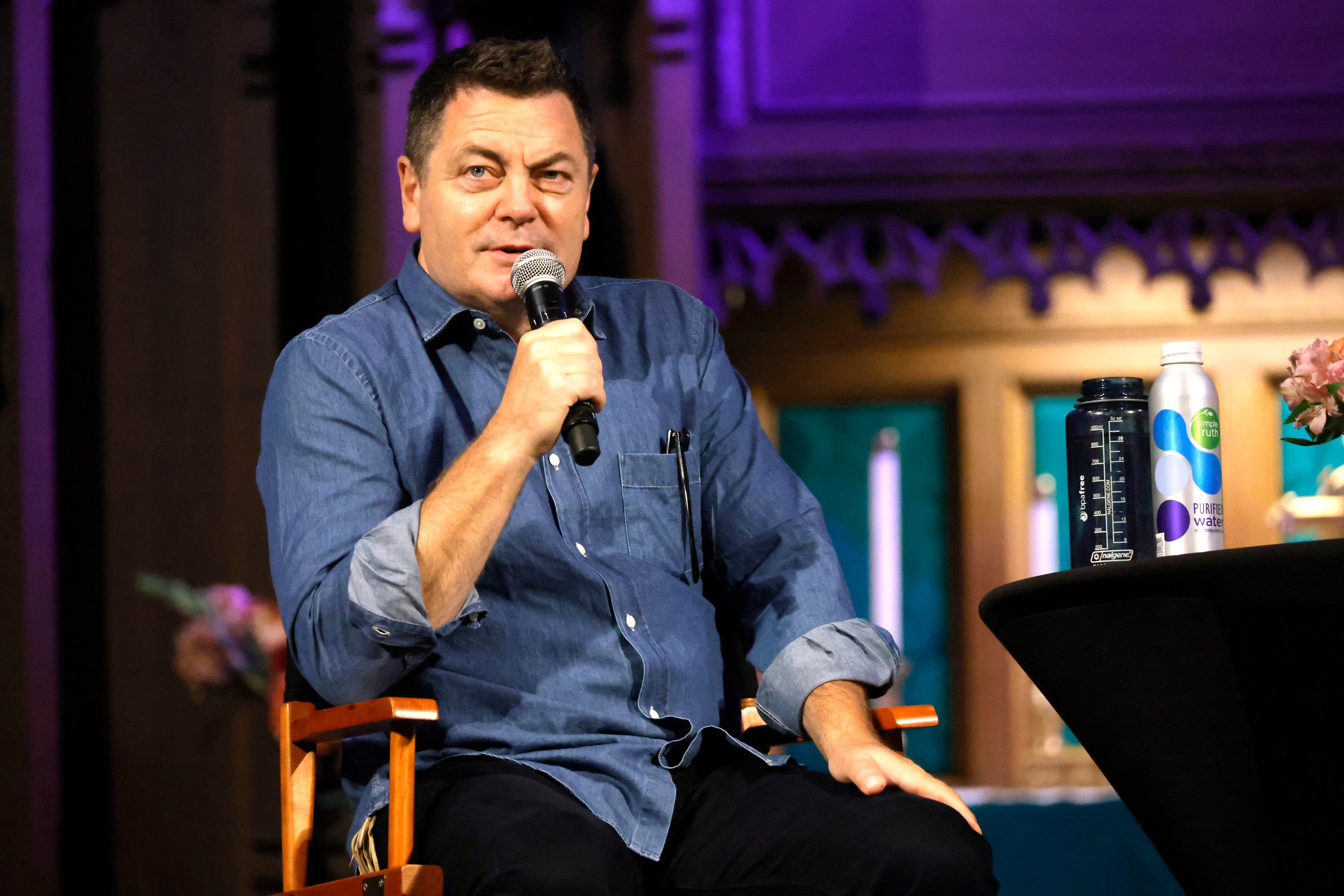 Nick Offerman will be in Baltimore this weekend for a comedy show.