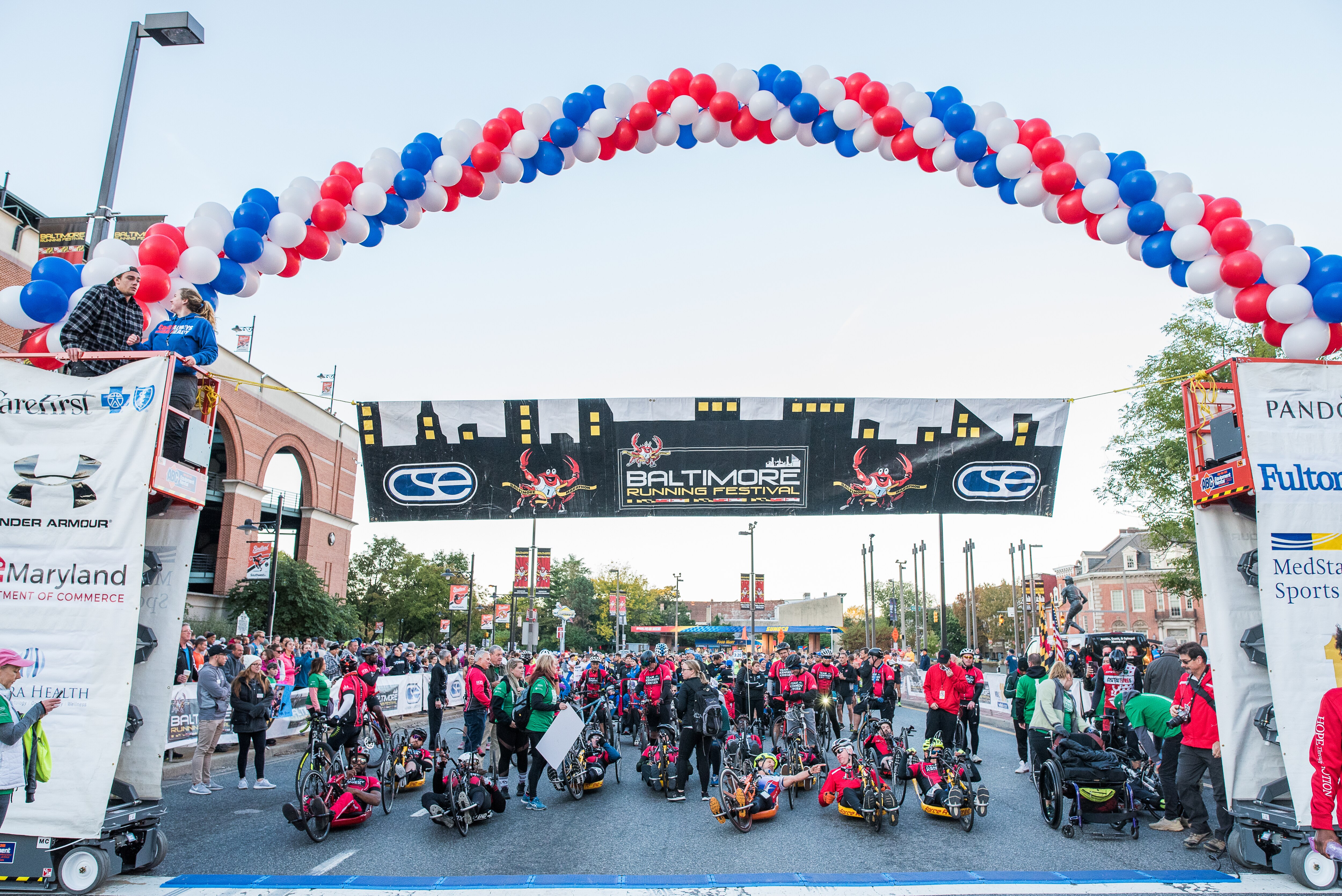 Members of Team Kennedy Krieger at a previous Baltimore Running Festival