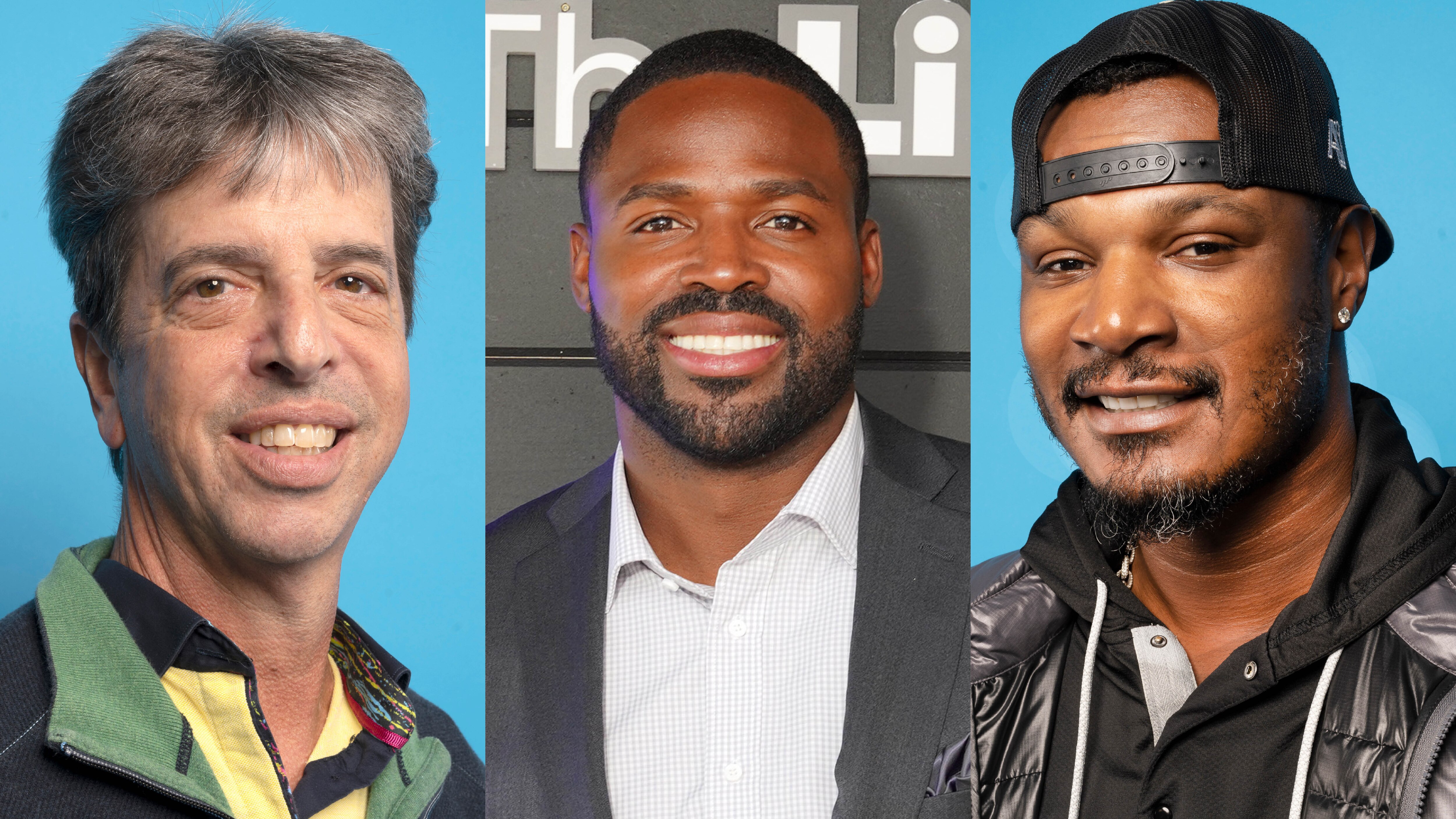 Jerry Coleman, Torrey Smith and Adam Jones