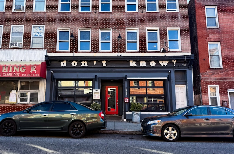 Don't Know Tavern at 1453 Light Street in Baltimore.