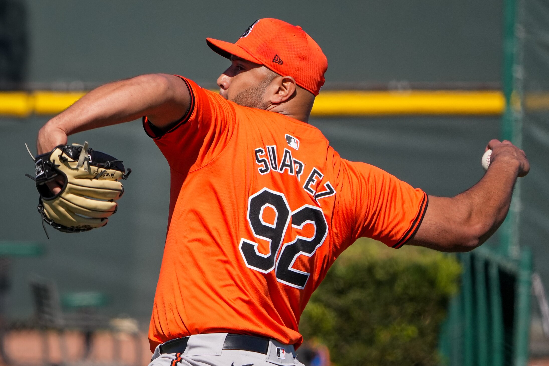 Orioles starter Albert Suárez is scheduled to pitch the series finale against the Athletics on Sunday.