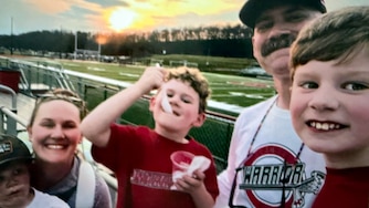 Christine Maple enjoys a lacrosse game with her family knowing she’s got one less thing to worry about. She opted to have her tubes removed after her last child was born to reduce her risk of ovarian cancer.