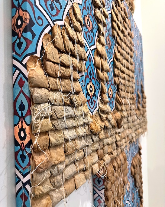 Bethesda-based artist Phaedra Askarinam’s latest project utilizes used tea bags collected from the community to symbolize the idea of carrying each other's worries.