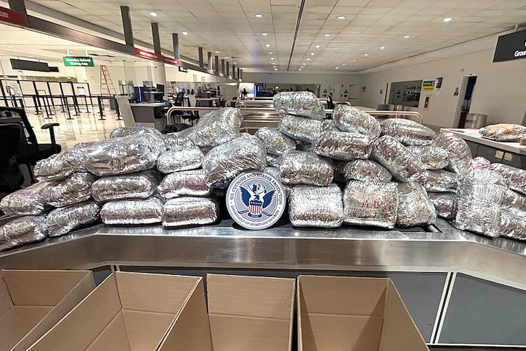 U.S. Customs and Border Protection (CBP) officers recovered approximately $50,000 worth of khat from the baggage claim area at Baltimore-Washington Thurgood Marshall International Airport.