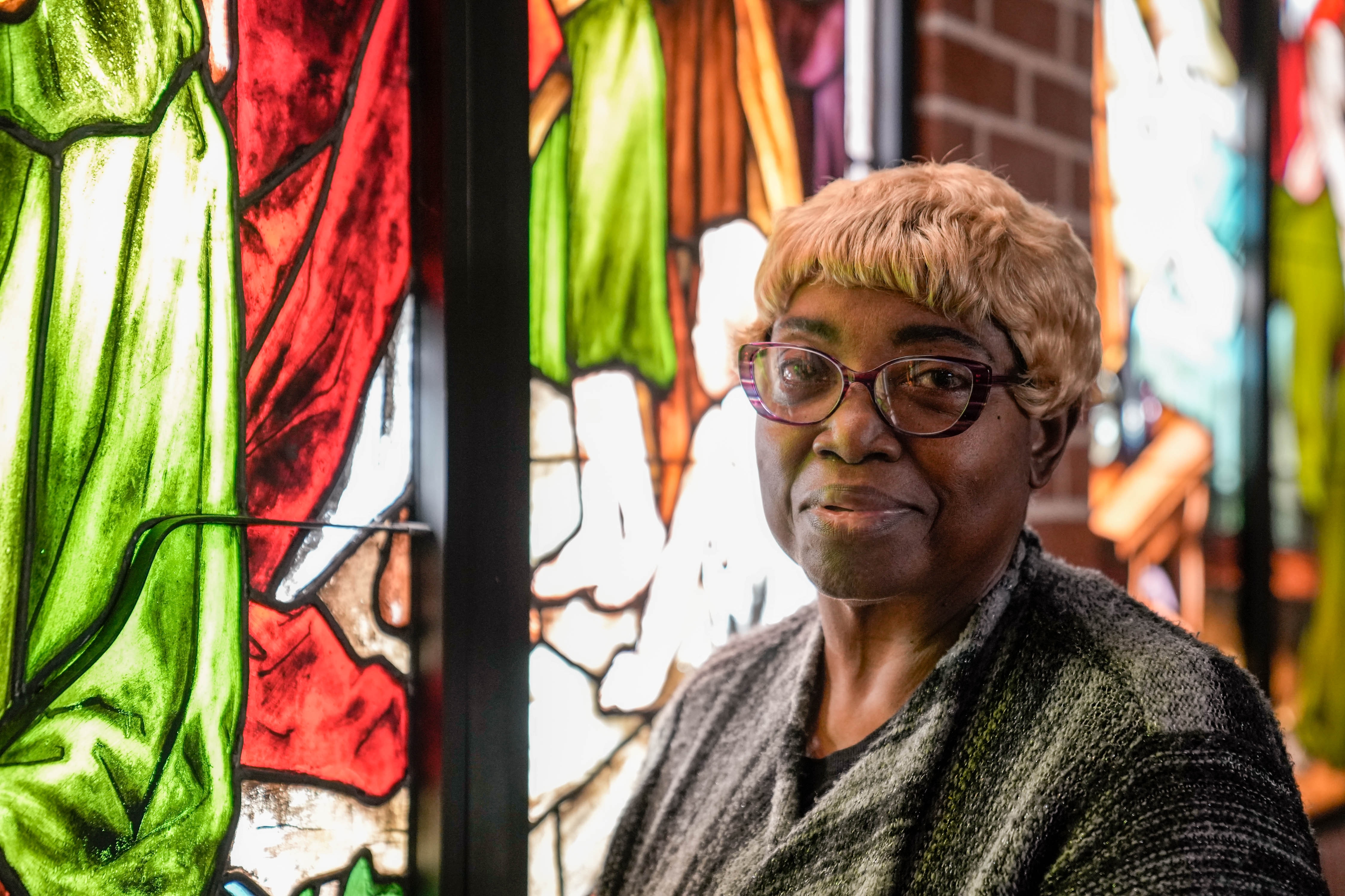 Linda Davis stands for a picture at the Martini Lutheran Church on June 23, 2023.