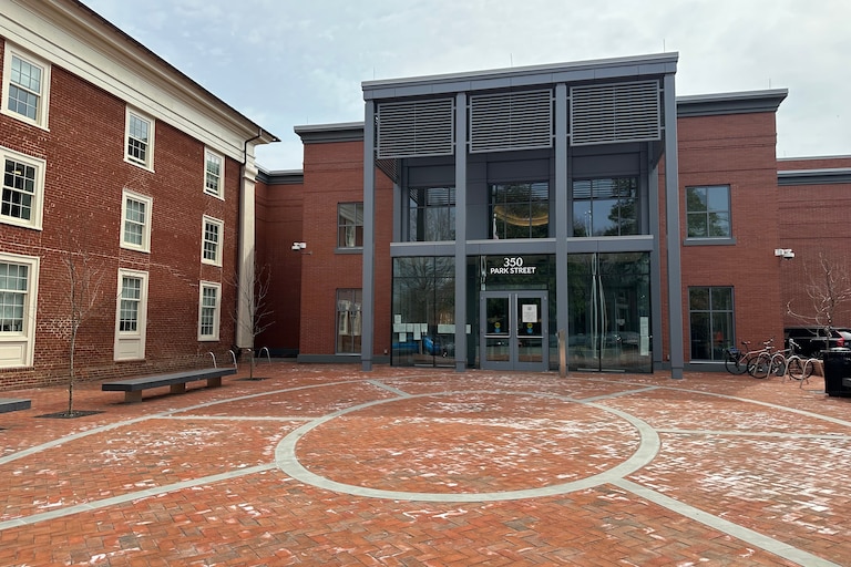 Albemarle County Courthouse, where Dayton Webber had a hearing, is seen on March 26, 2026, in Charlottesville, Va. (AP Photo/Olivia Diaz)