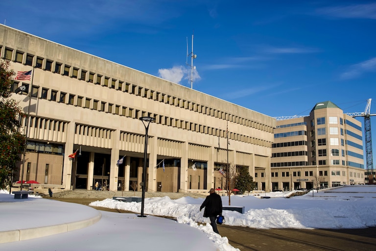 The Baltimore County Courts Building at 401 Bosley Avenue in Towson.