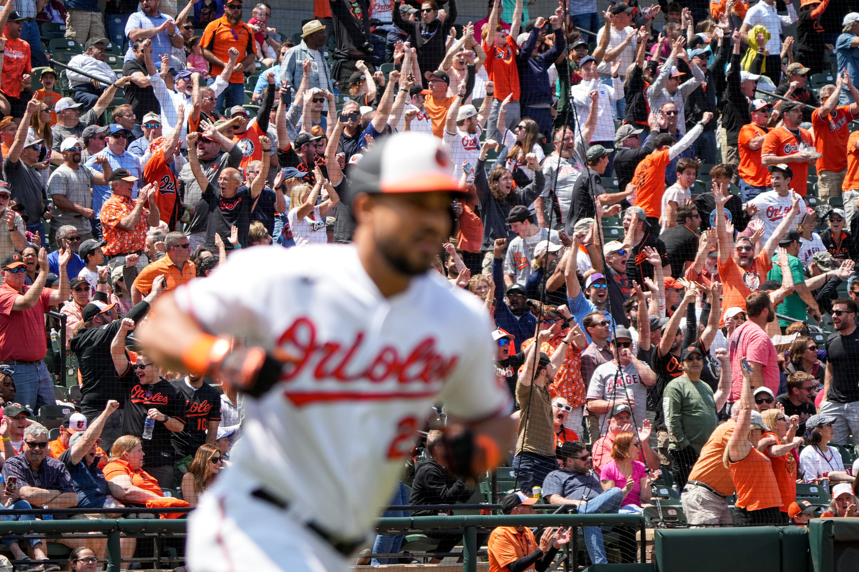 Anthony Santander and the Orioles have been giving the fans at Camden Yards reason to celebrate this season.