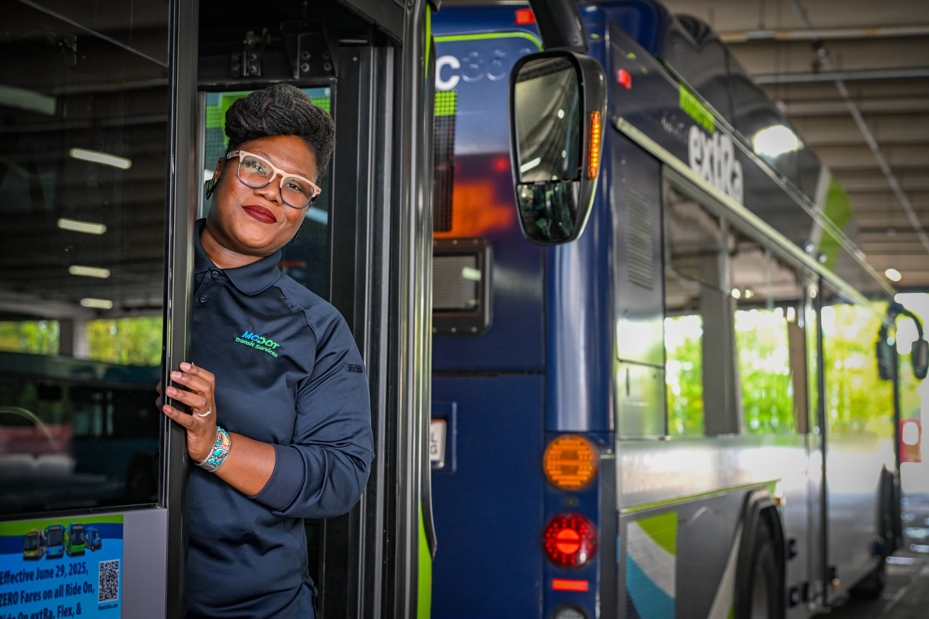 Ride On Montgomery County Transit driver Tillwonna Gollman-Stevenson is being commended for her actions in identifying a missing senior with dementia and facilitating her safe return earlier this month.