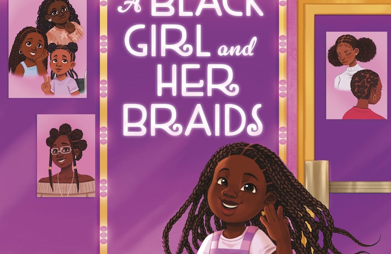 Book cover for "A Black Girl and Her Braids" by Jaylene Clark Owens.