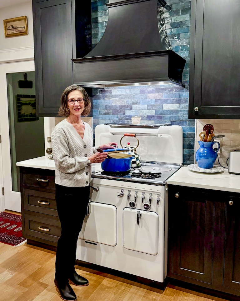 Pamela Higgins hauled a beloved Chambers stove from her 1980s home in Rodgers Forge through three moves, and finally to her retirement house in Maine.