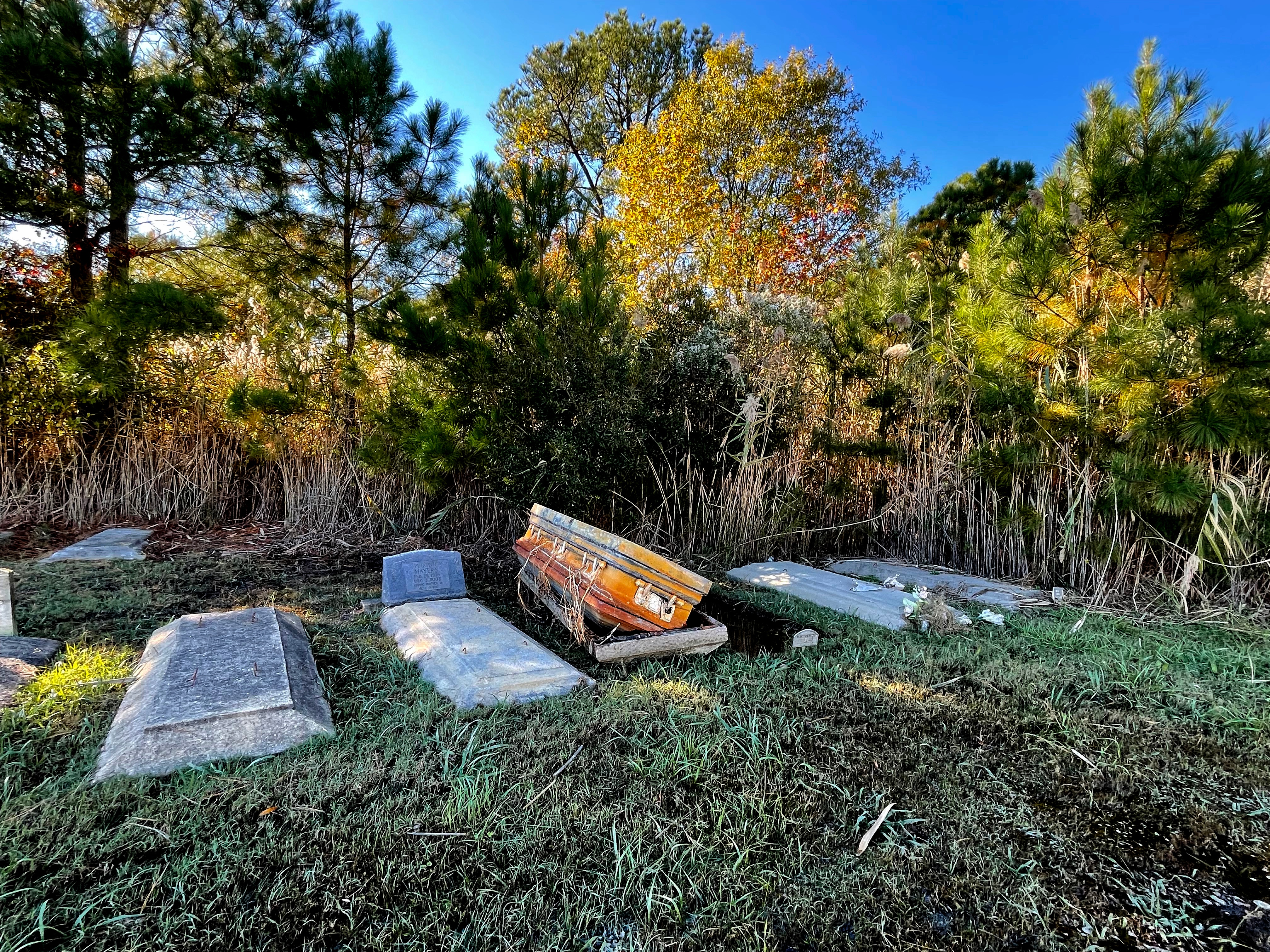 Graves at Macedonia came out of the earth in November 2022. It was not the first time.