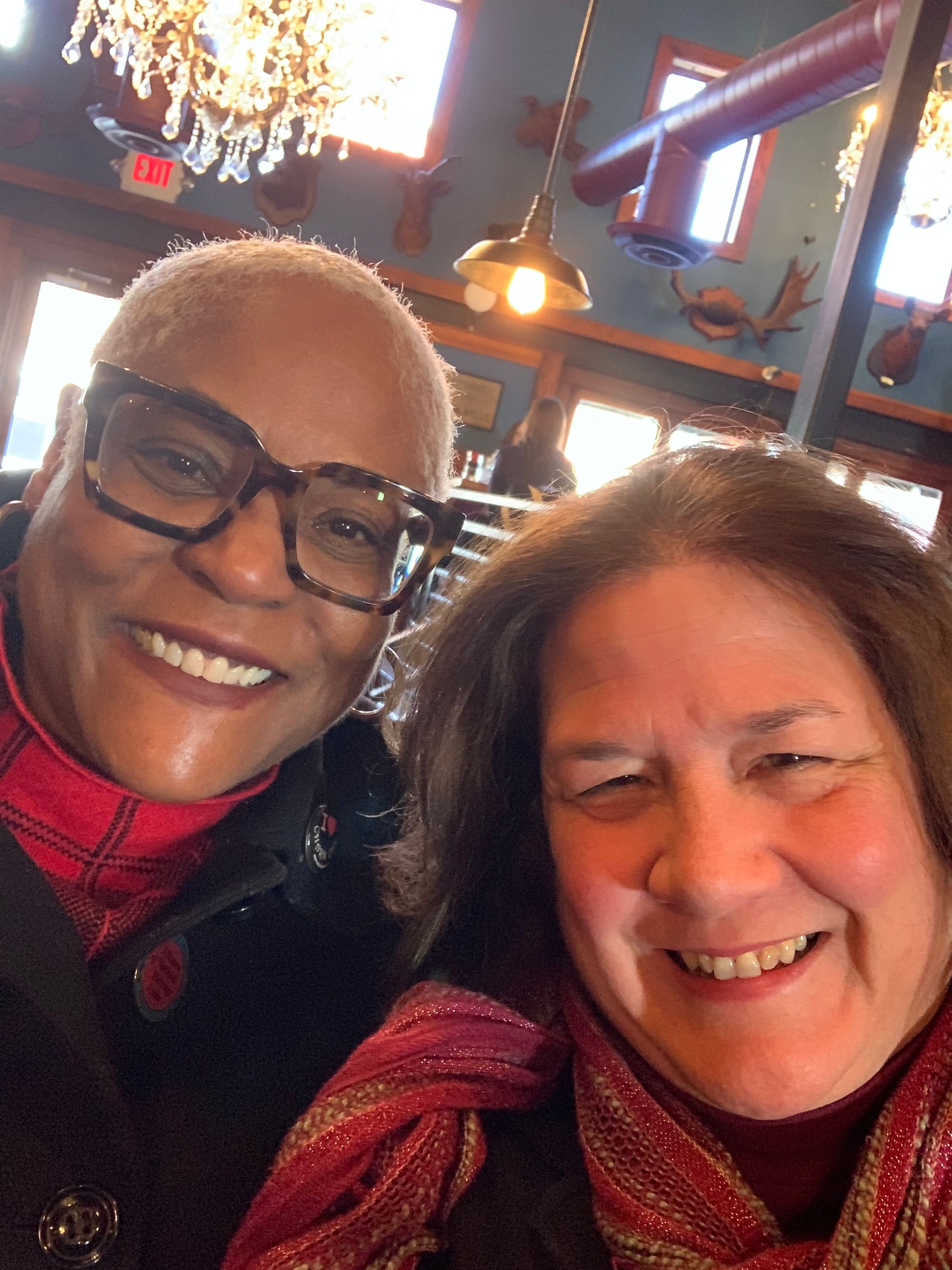 Shauntee Daniels (L) is executive director of the Baltimore National Heritage Area. Lucille Walker (R) is executive director of the Southern Maryland National Heritage Area.