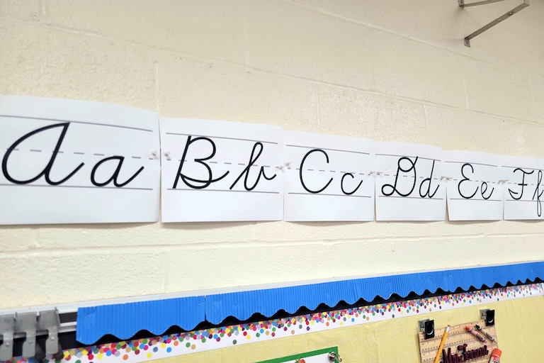 AUGUST 28, 2026 - Brittany Ferrari's fourth grade classroom at Seventh District Elementary School in Parkton.