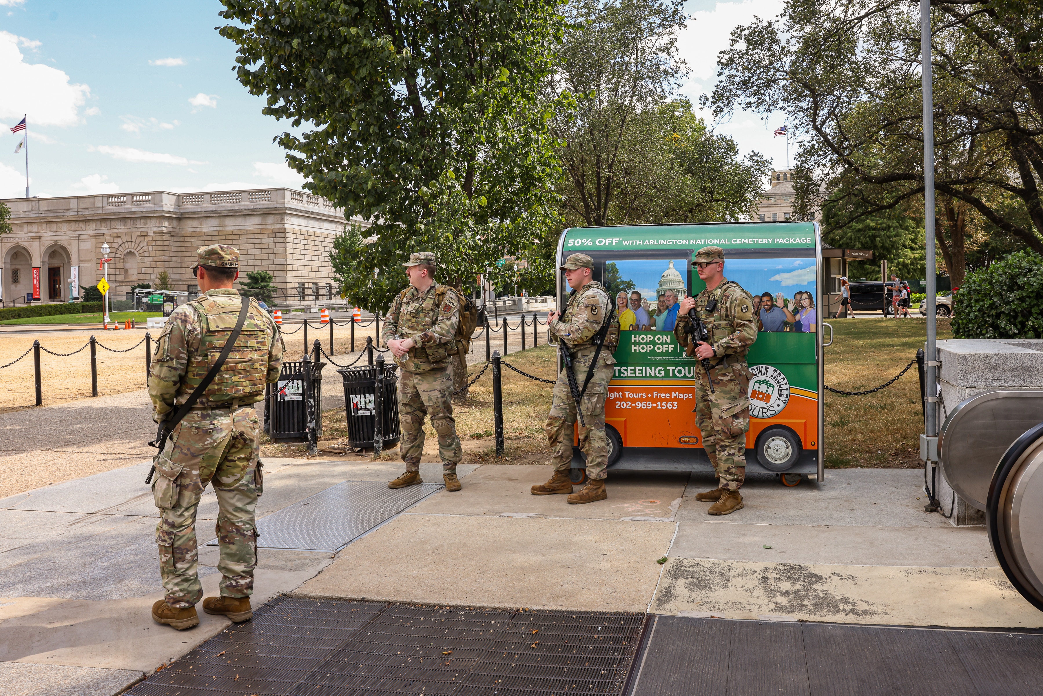 In August, President Trump deployed the District’s National Guard as well as regiments from other Republican-governed states.