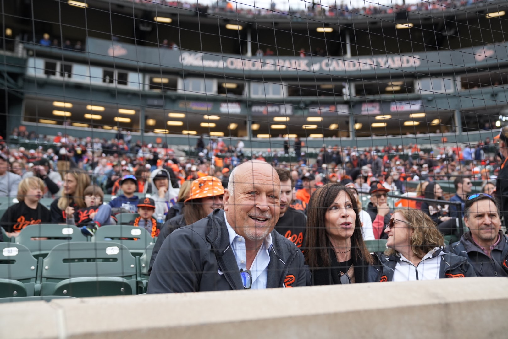 Cal Ripken Jr. takes a front row seat for the Orioles home opener.