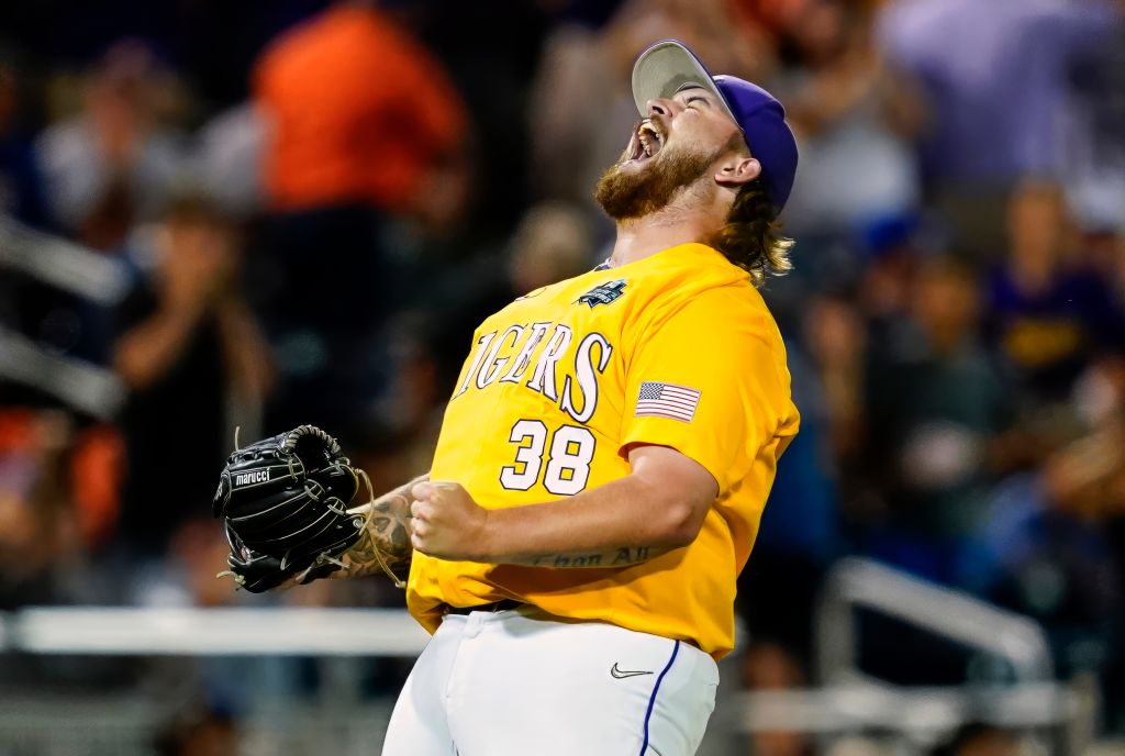 Riley Cooper, who played for the LSU Tigers, has a tattoo on his arm that reads "Stronger Than All."